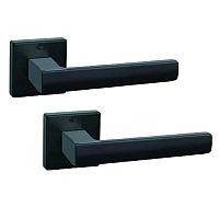 Ручки на розеті CONVEX 1605 (2145) чорний матовий